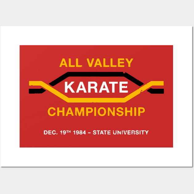 All valley karate championship Wall Art by Rundown